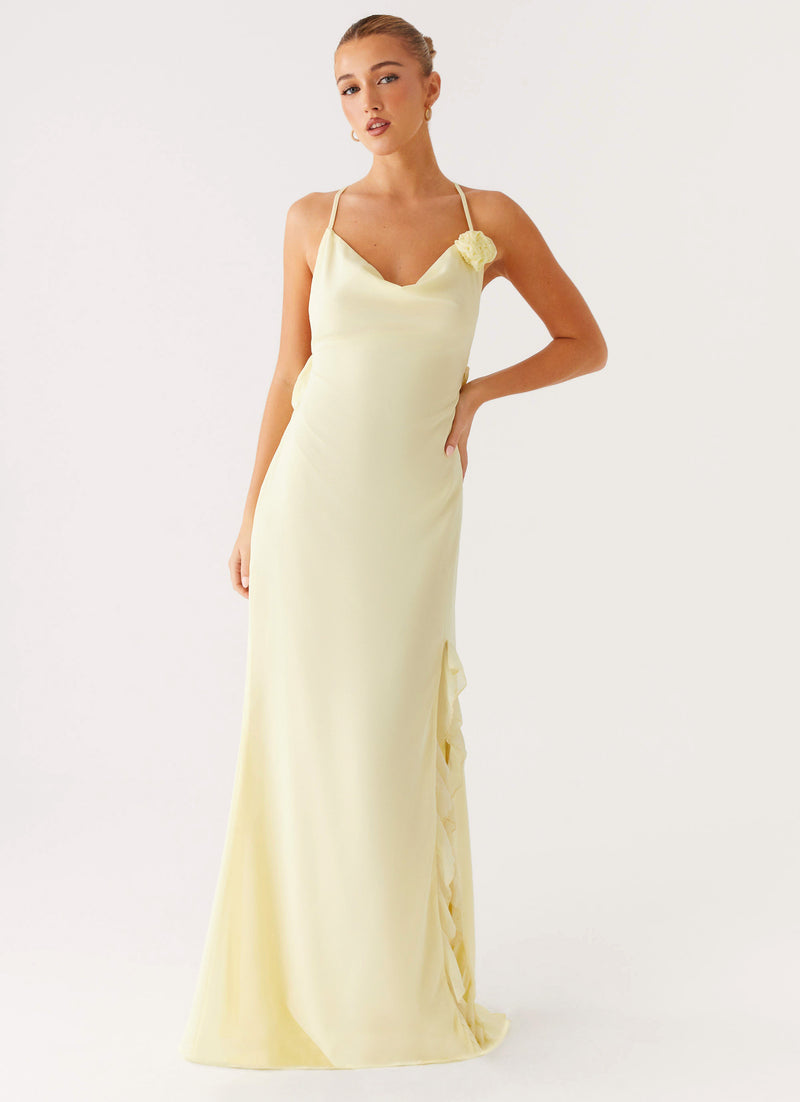 First Class Maxi Dress - Yellow