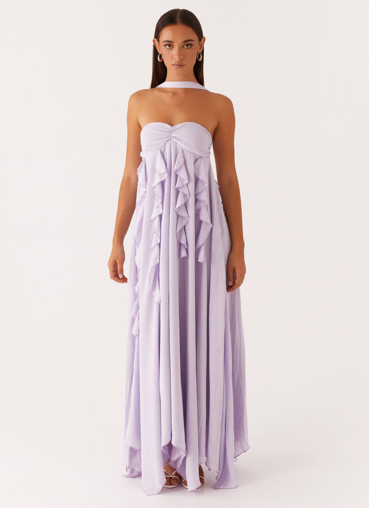 Collective Dress - Peppermayo Exclusive Florence Maxi Dress - Lilac image 3