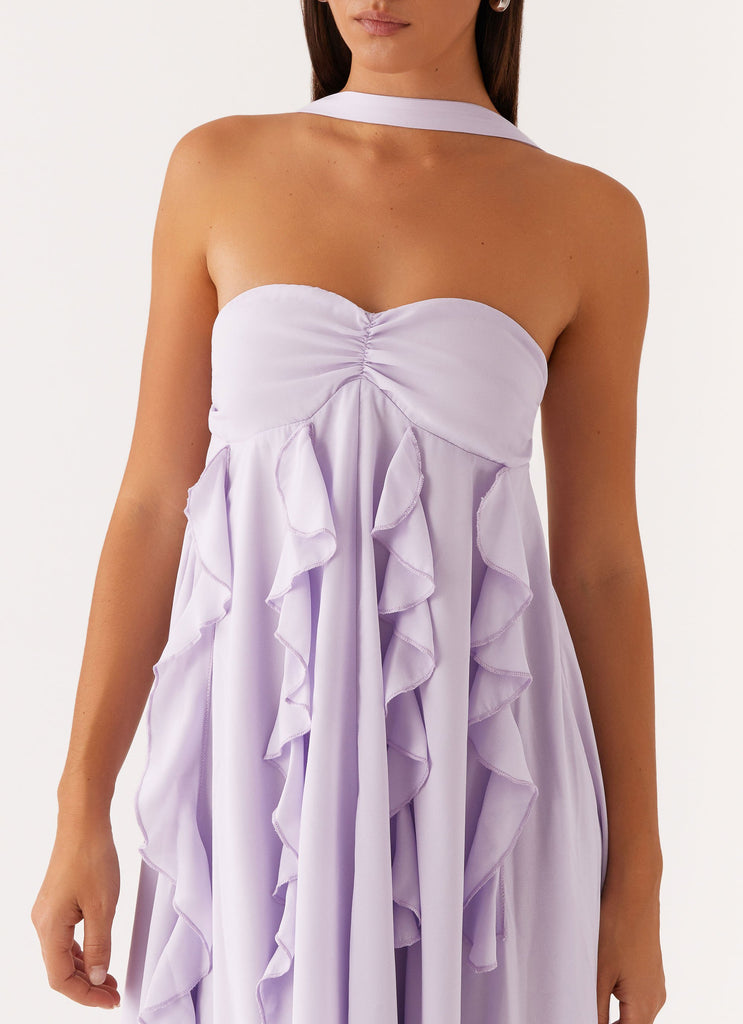 Collective Dress - Peppermayo Exclusive Florence Maxi Dress - Lilac image 6