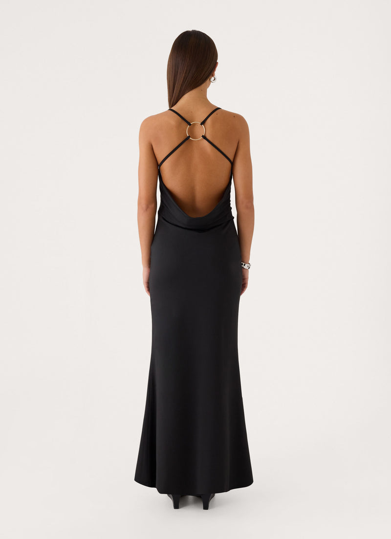 Florielle Maxi Dress - Black