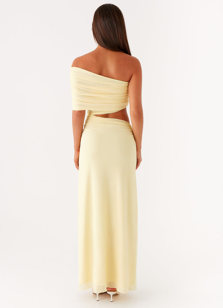Peppermayo Exclusive Gillian Maxi Dress - Yellow - View 5 | Shop Formal Dress