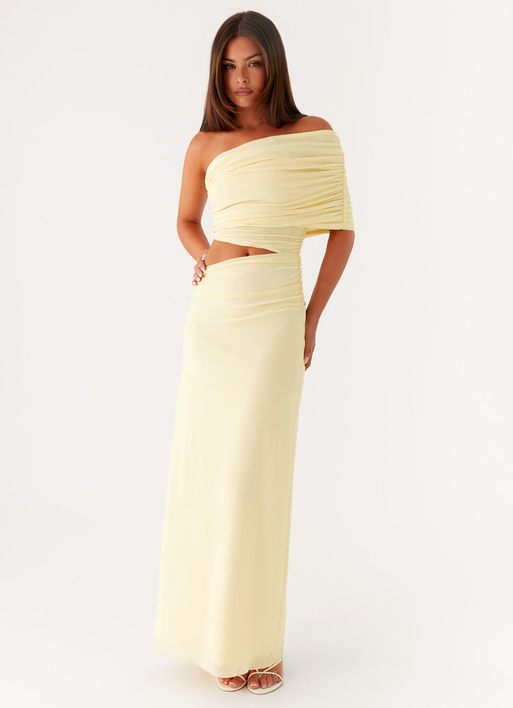 Peppermayo Exclusive Gillian Maxi Dress - Yellow - View 6 | Shop Formal Dress