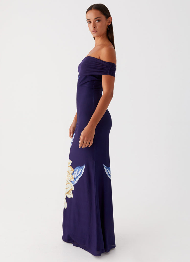 Peppermayo Exclusive Got Your Attention Maxi Dress - Navy - View 4 | Shop Formal Dress