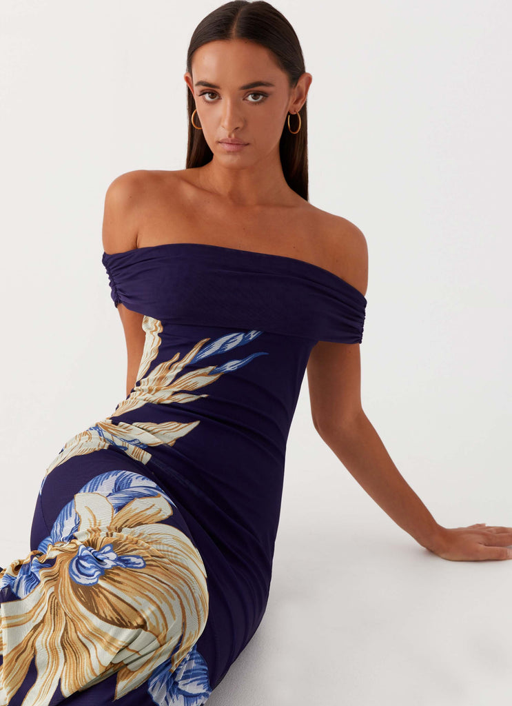 Peppermayo Exclusive Got Your Attention Maxi Dress - Navy - View 6 | Shop Formal Dress