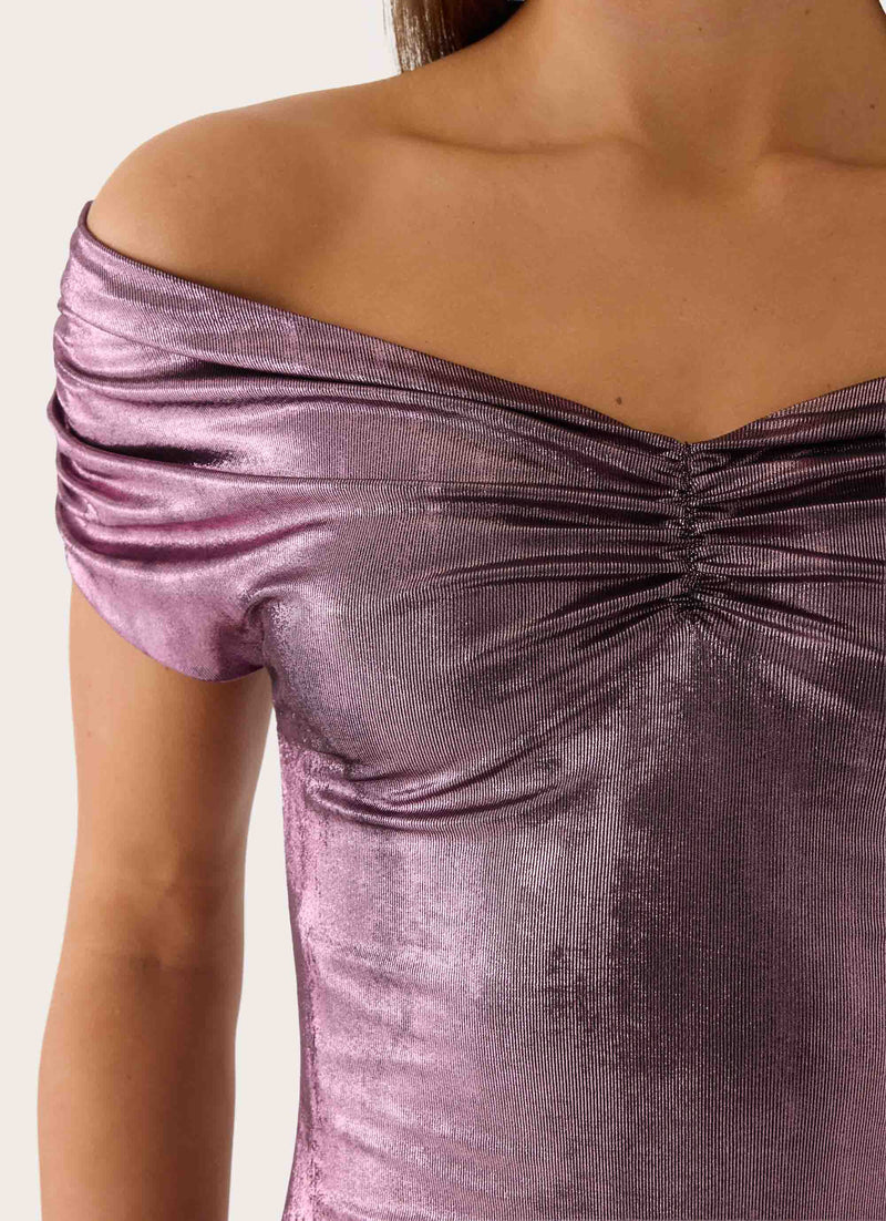 Halo Heat Mini Dress - Purple