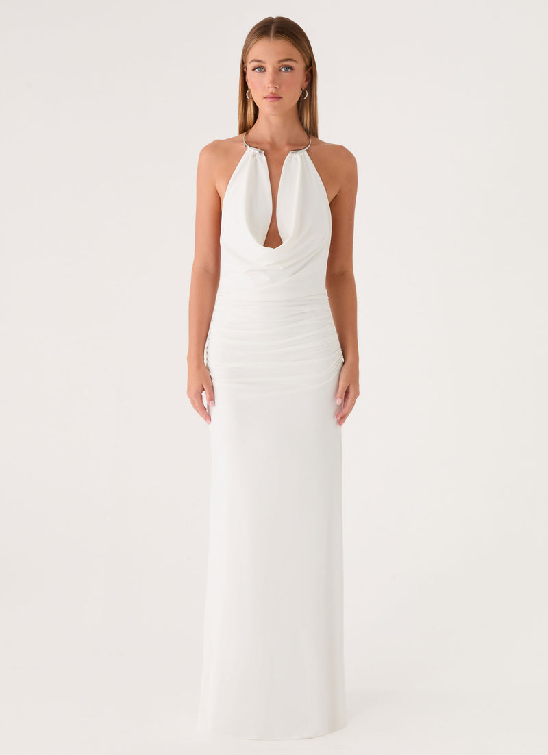 Hena Maxi Dress - White