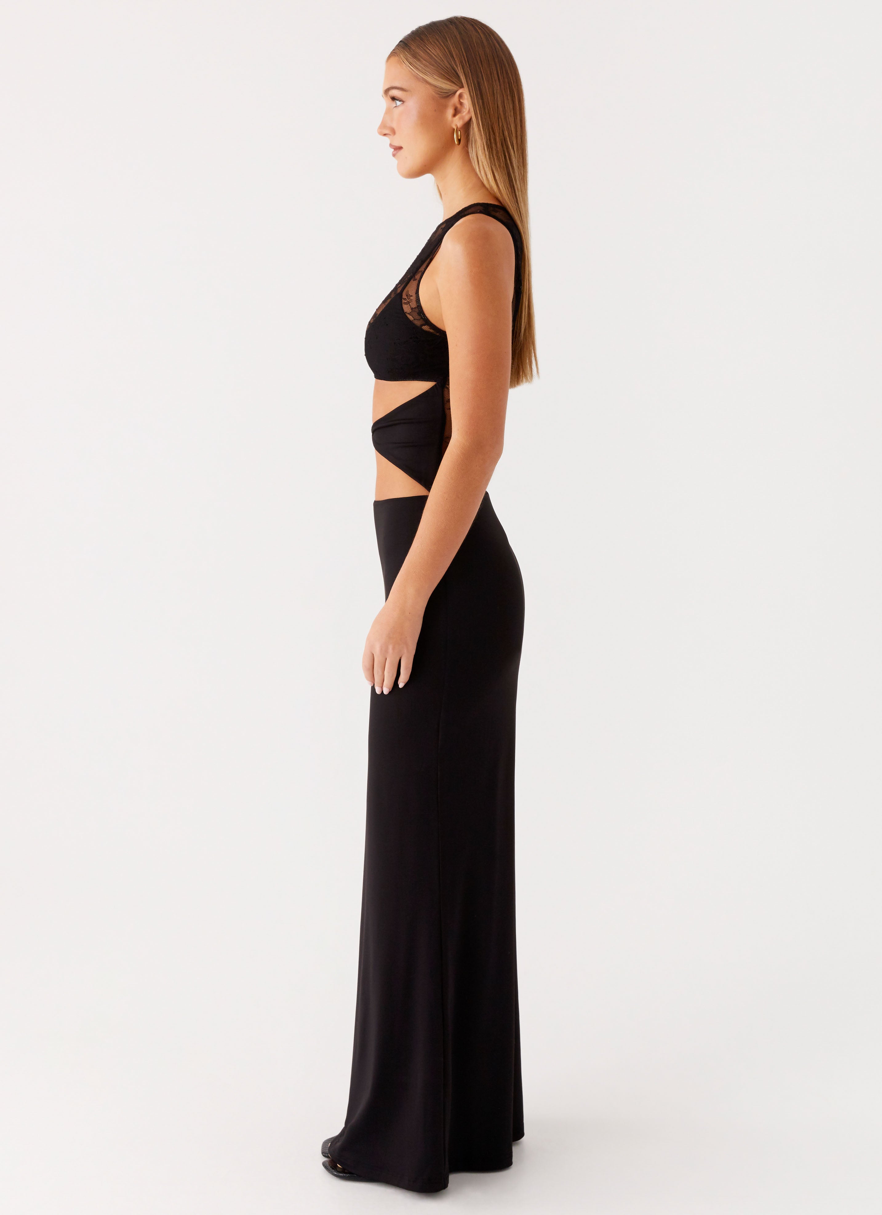 imperial cut dress Short one-shoulder dress with flared cut