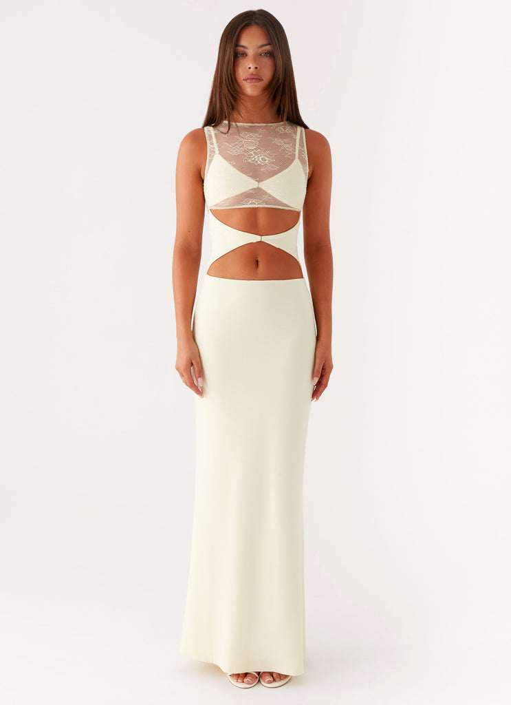 Peppermayo Exclusive Imperial Maxi Dress - Yellow - View 3 | Shop Formal Dress