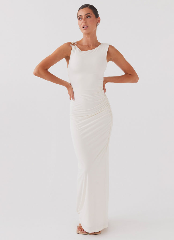 Peppermayo Exclusive In Bloom Maxi Dress - Ivory - View 1 | Shop Formal Dress