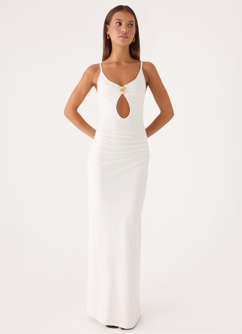 Inez Maxi Dress - White