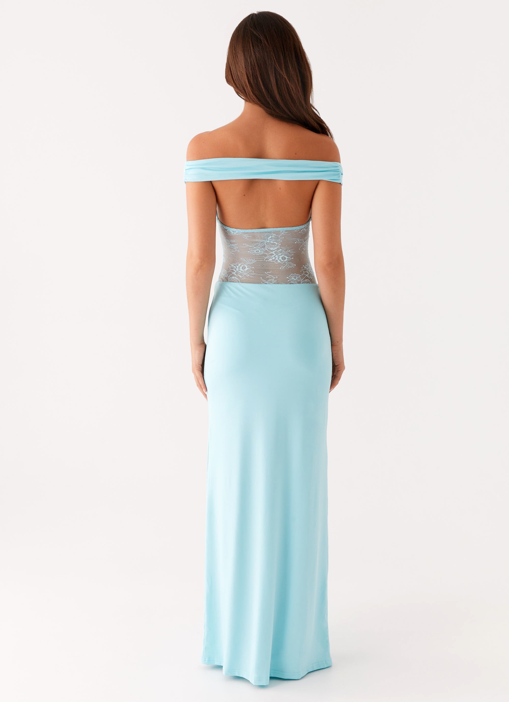 Infatuation Lace Maxi Dress - Turquoise Peppermayo Infatuation Lace Maxi Dress - Turquoise Peppermayo