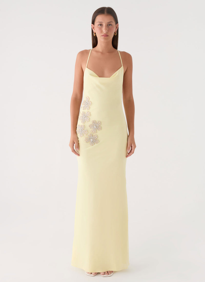 Joella Maxi Dress - Yellow