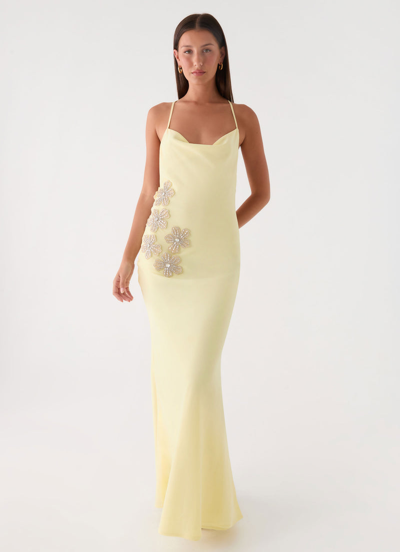 Joella Maxi Dress - Yellow