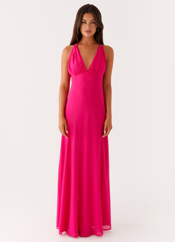 Collective Swimwear - Peppermayo Exclusive Kacia Maxi Dress - Fuchsia secondary image