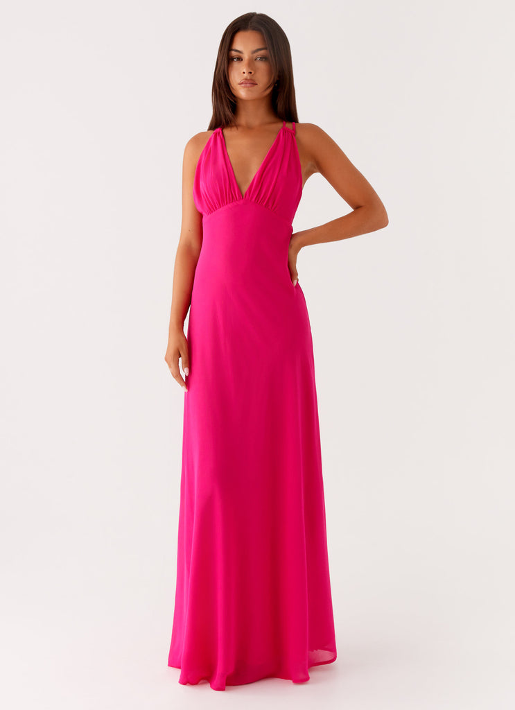 Collective Swimwear - Peppermayo Exclusive Kacia Maxi Dress - Fuchsia fifth image