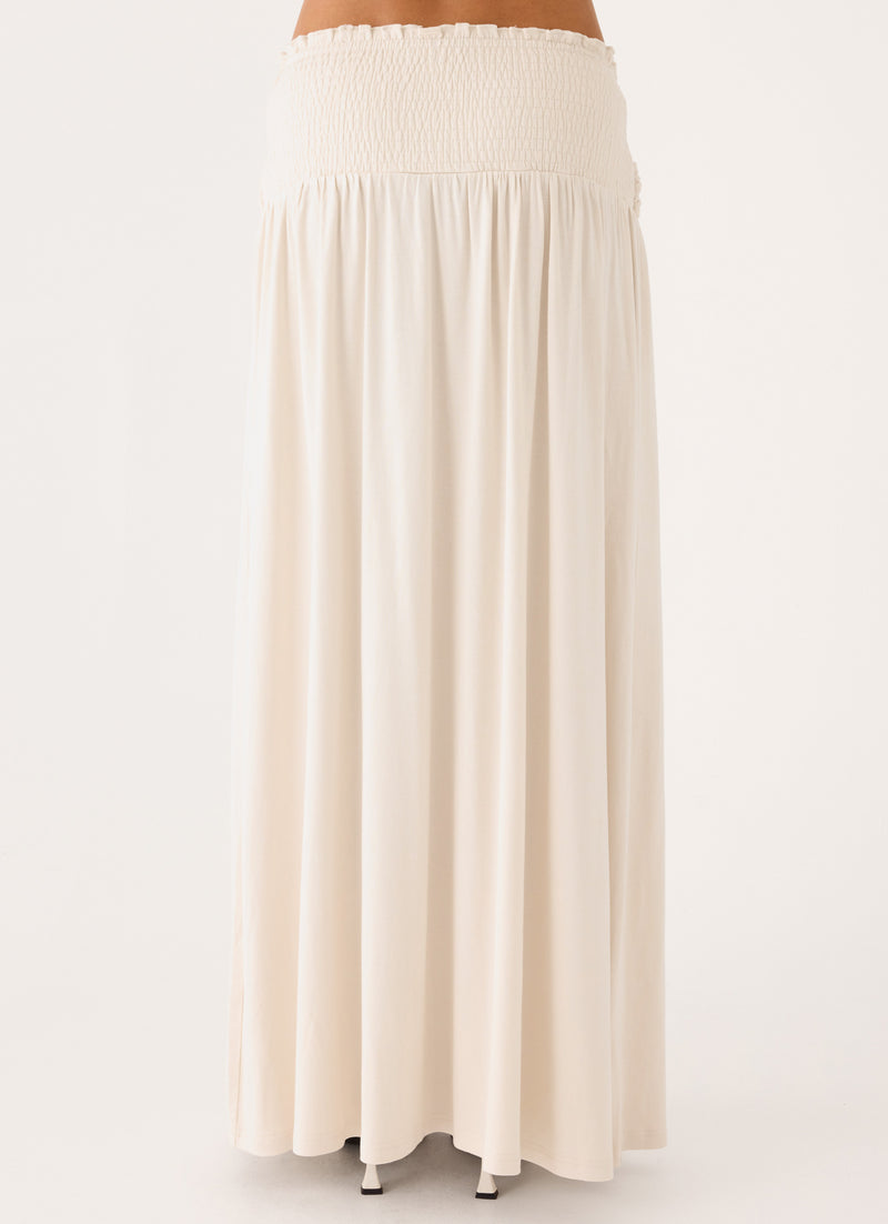 Kelli Hardware Maxi Skirt - Cream