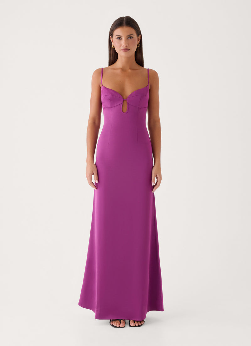Kindall Maxi Dress - Plum