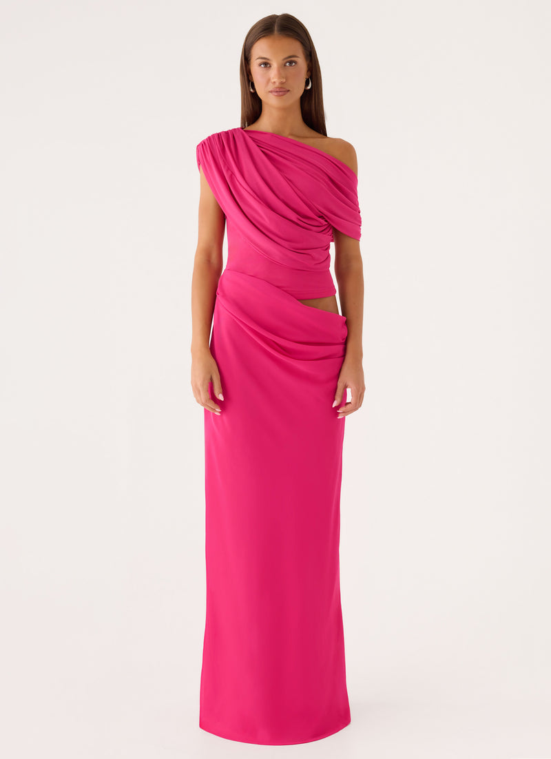 Kona Maxi Dress - Berry Kiss