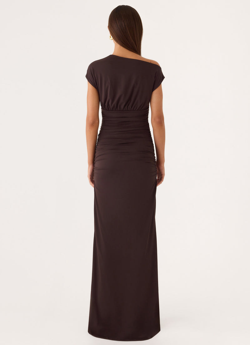 Liana Maxi Dress - Chocolate
