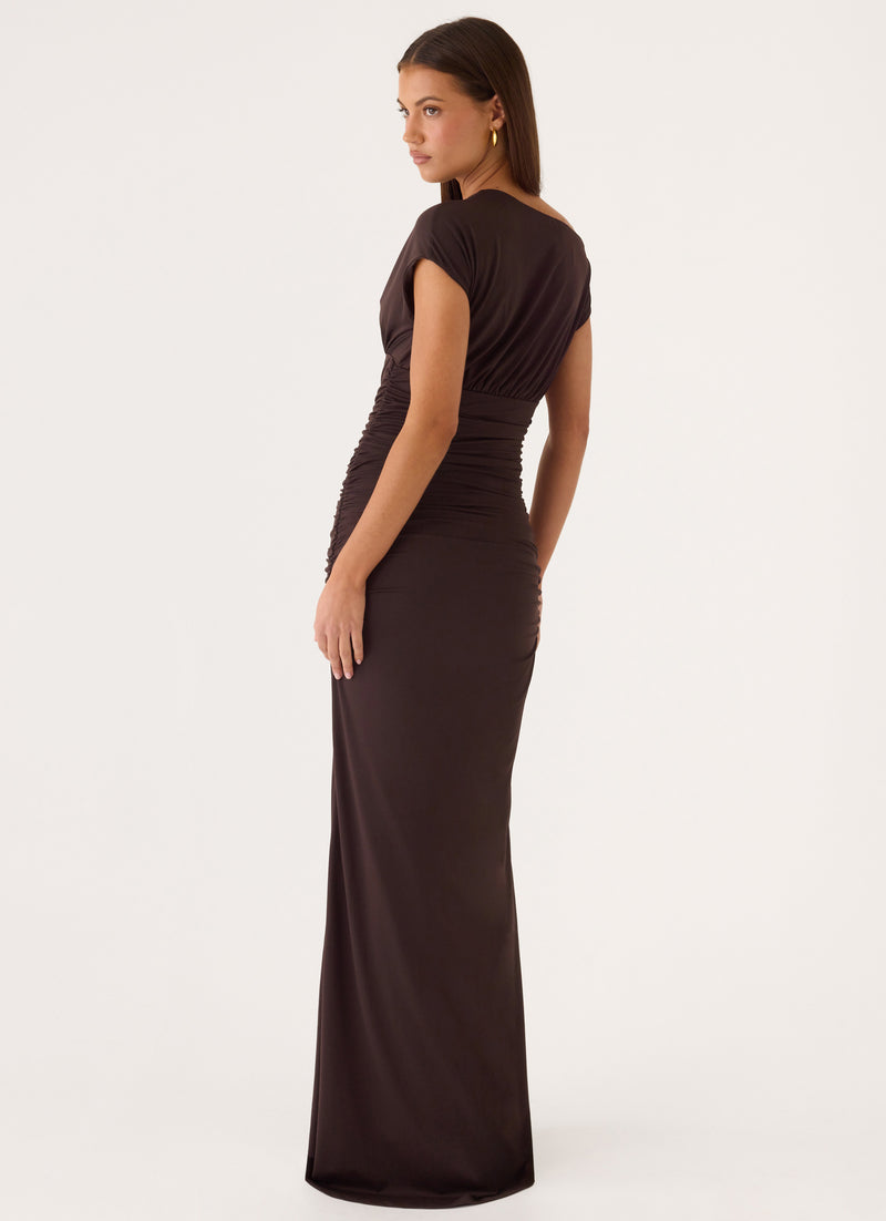 Liana Maxi Dress - Chocolate