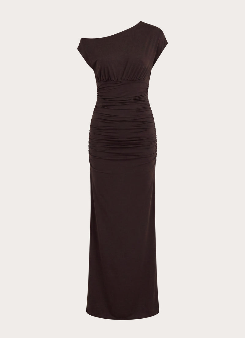 Liana Maxi Dress - Chocolate