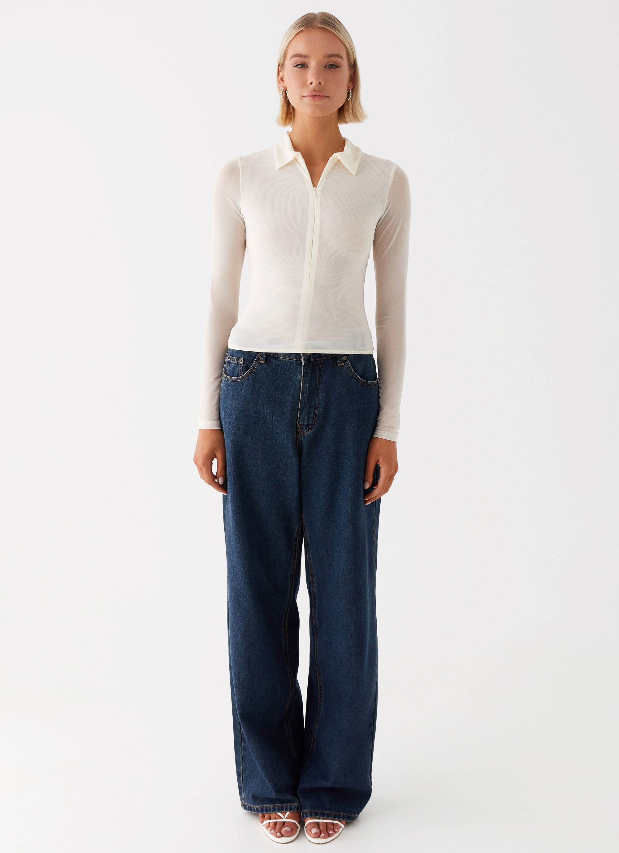 Womens zip up shirts cheap