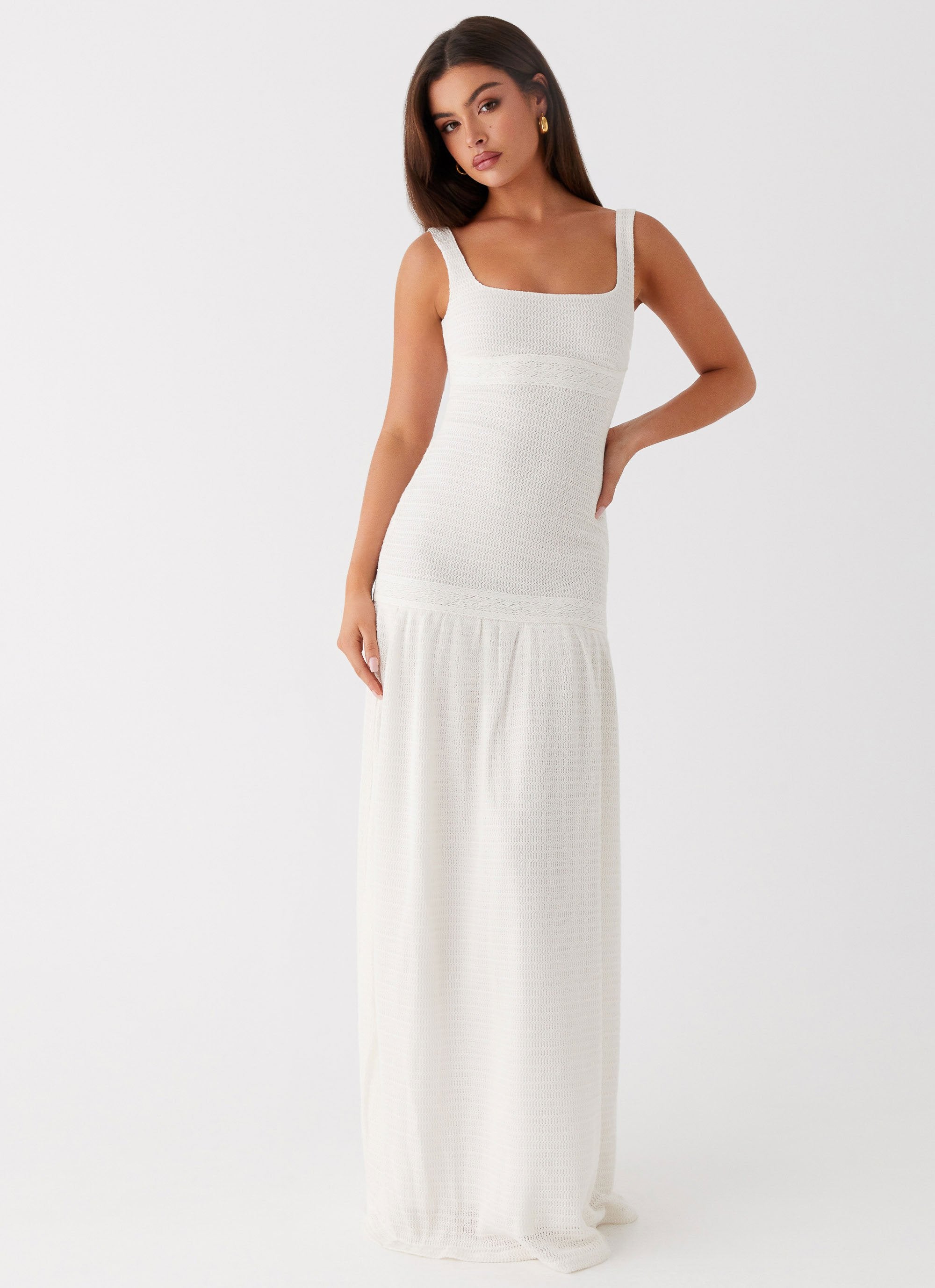 Lyrical Maxi Dress - Ivory Peppermayo Lyrical Maxi Dress - Ivory Peppermayo