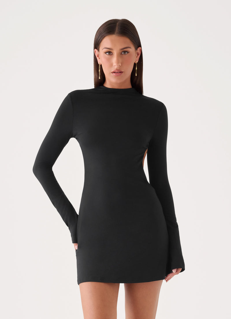 Maelle Mini Dress - Washed Black