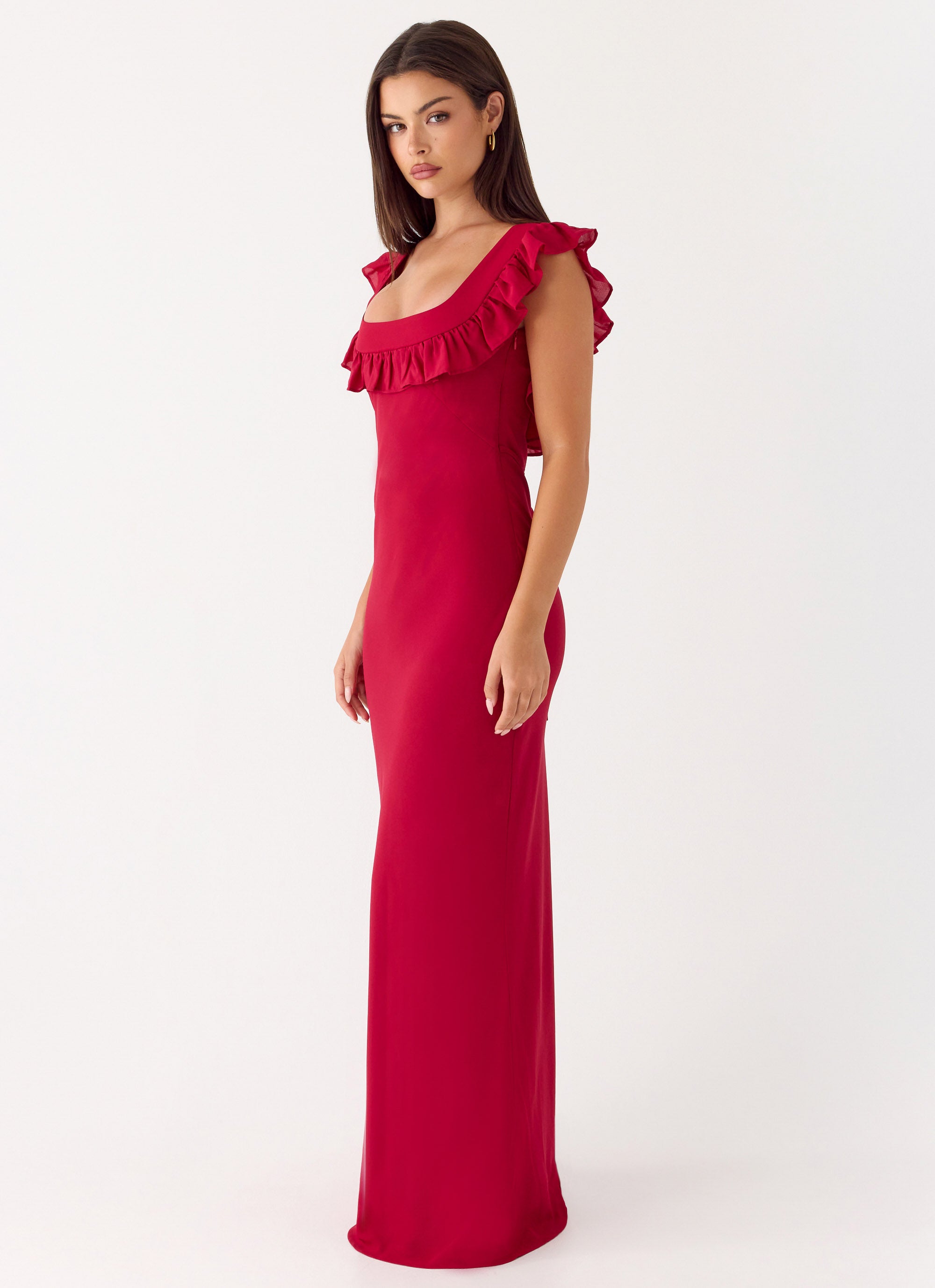 by malina wiki maxi dress Fuchsia Wiki Maxi Dress