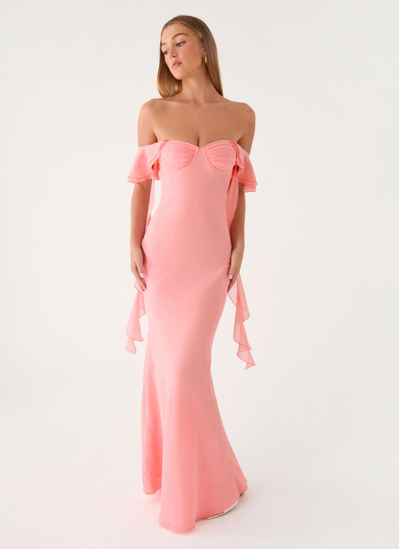 Maliyah Maxi Dress - Peach