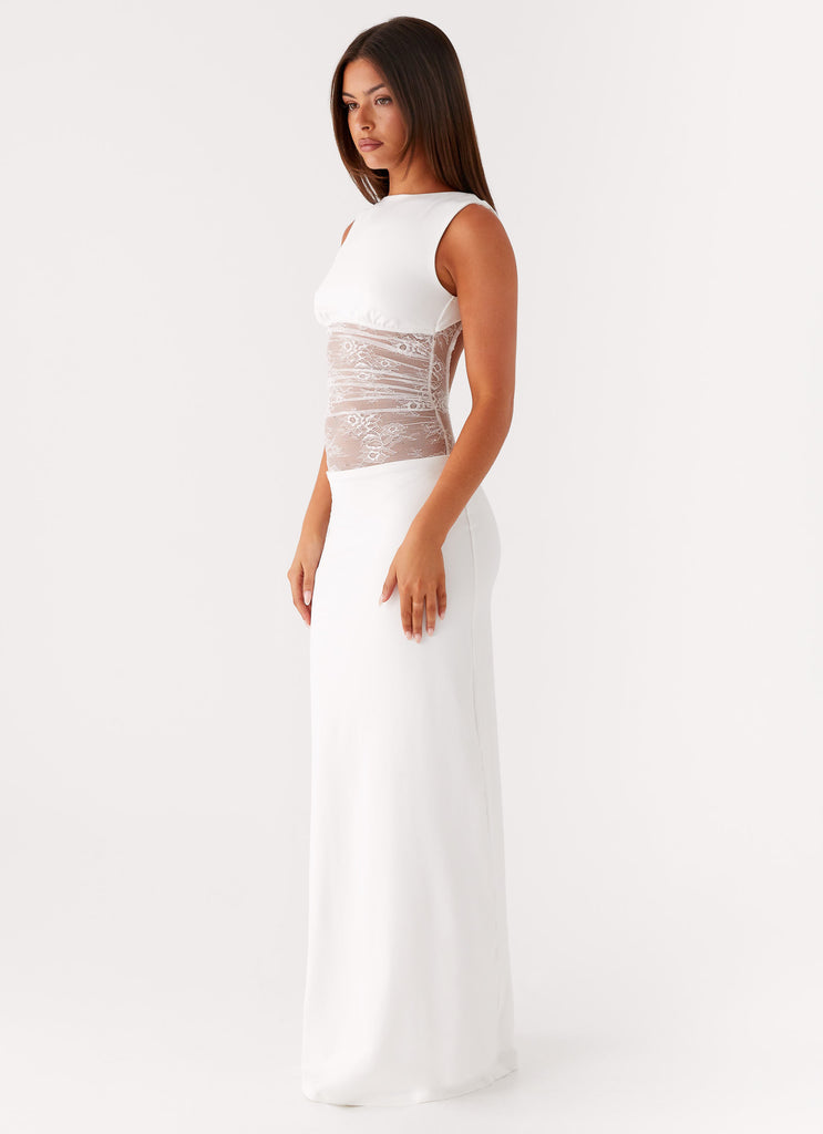 Peppermayo Exclusive Medina Lace Maxi Dress - White - View 4 | Shop Formal Dress
