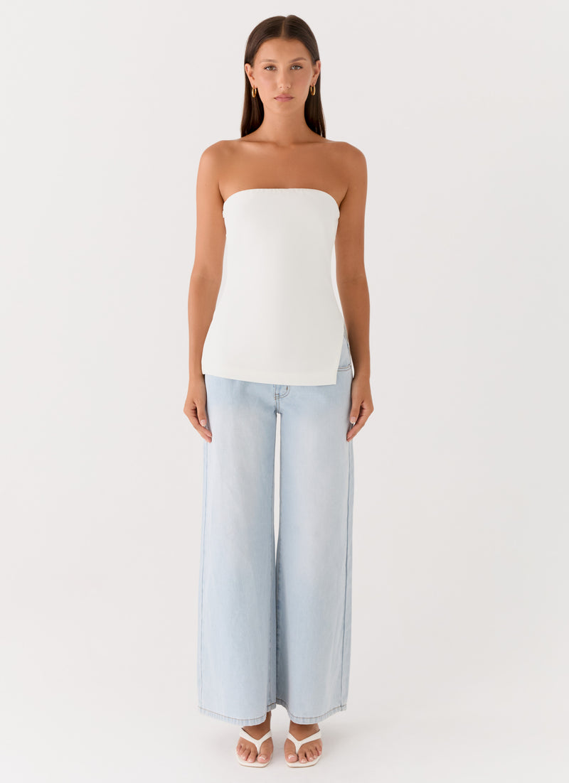 Midnight Glance Top - White