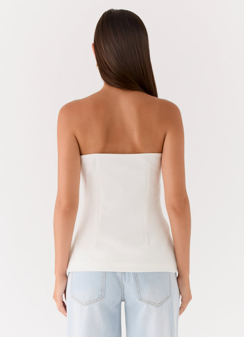 Midnight Glance Top - White