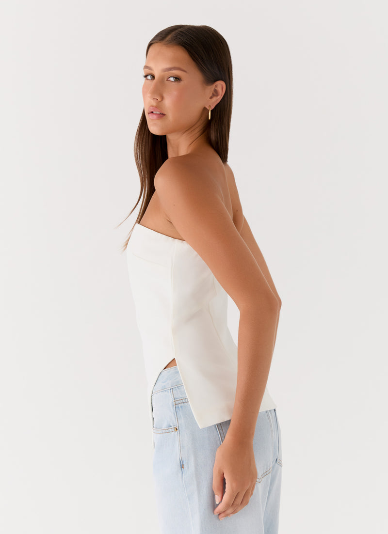 Midnight Glance Top - White