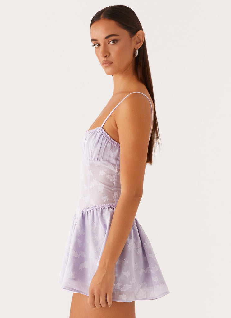 Collective Dress - Peppermayo Exclusive Morgana Mini Dress - Lilac image 4