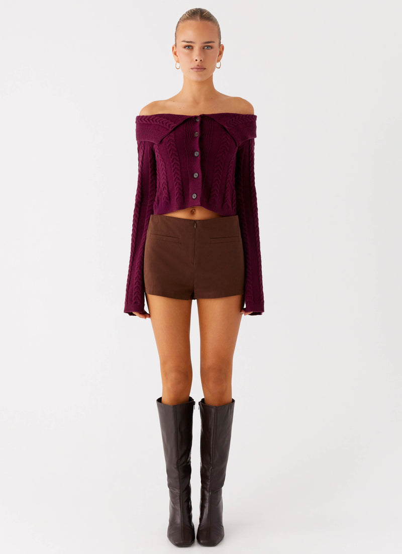 Nia Micro Short - Chocolate