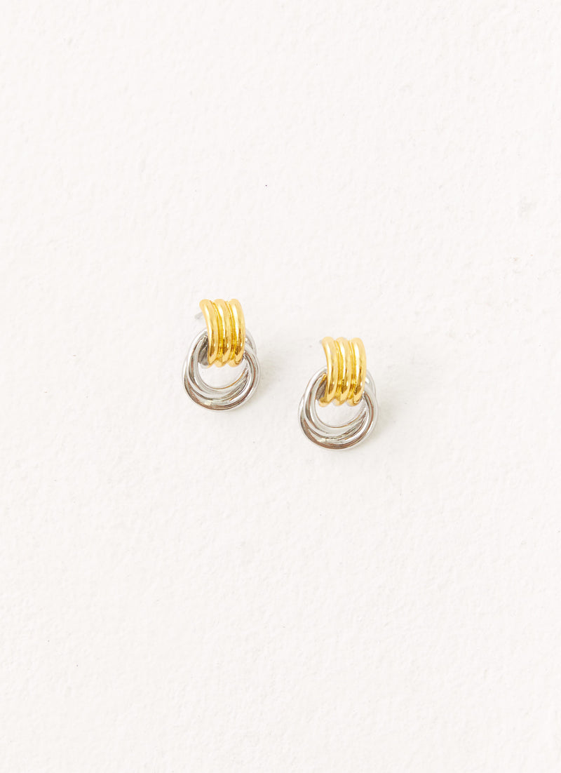 Nicolina Earrings - Gold/Silver