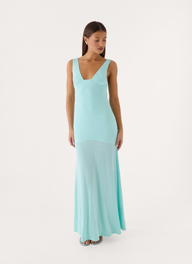 Oh Hunny Maxi Dress - Aqua