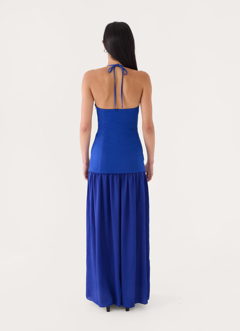 Orlienne Maxi Dress - Cobalt Blue