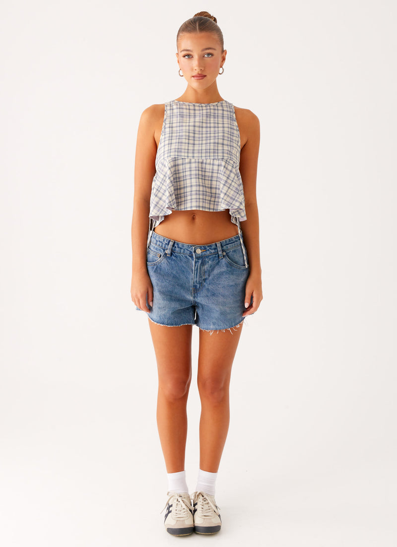 Osborne Halter Top - Check