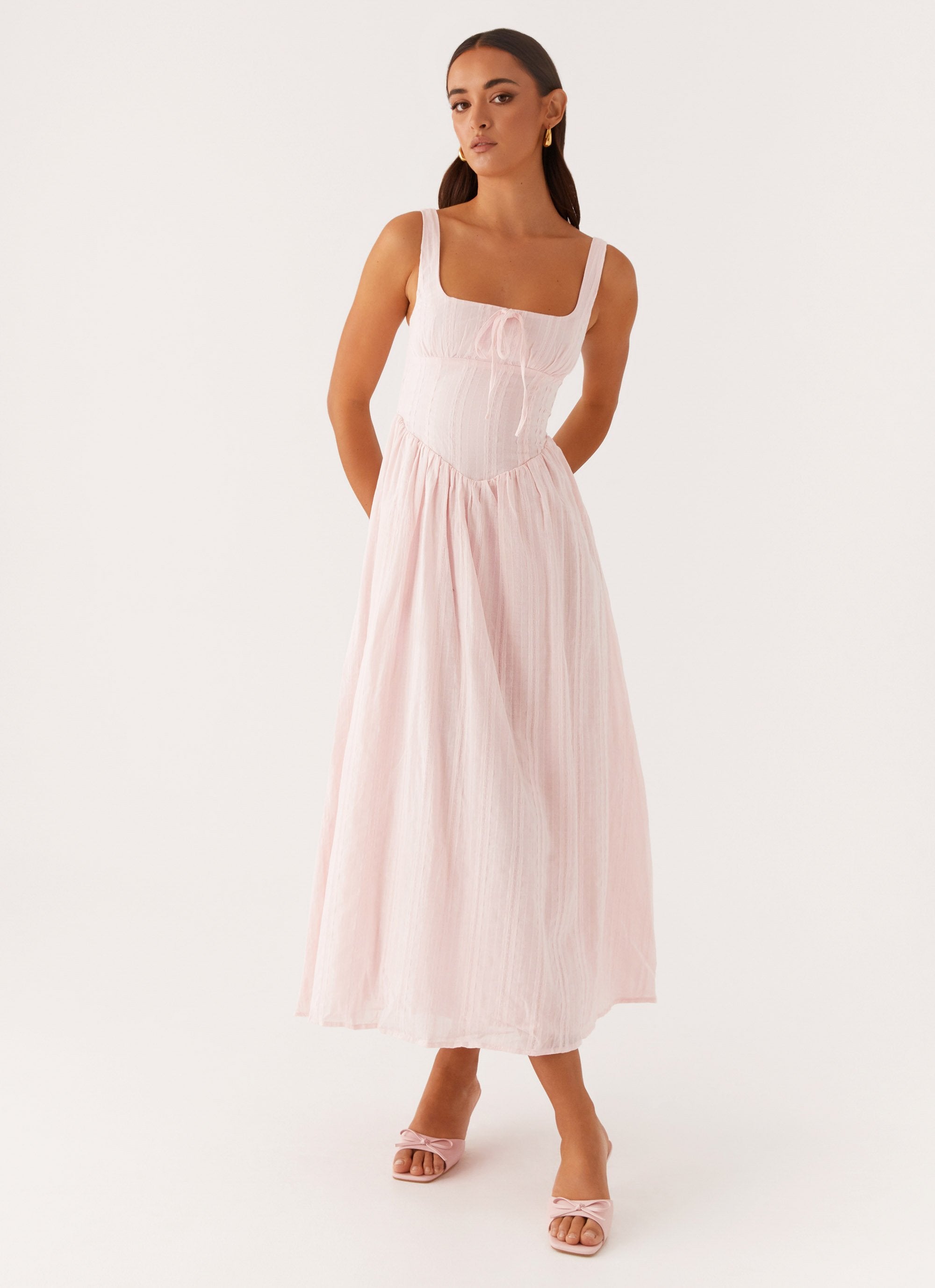 Pascuelle Midi Dress - Pink Peppermayo Pascuelle Midi Dress - Pink Peppermayo