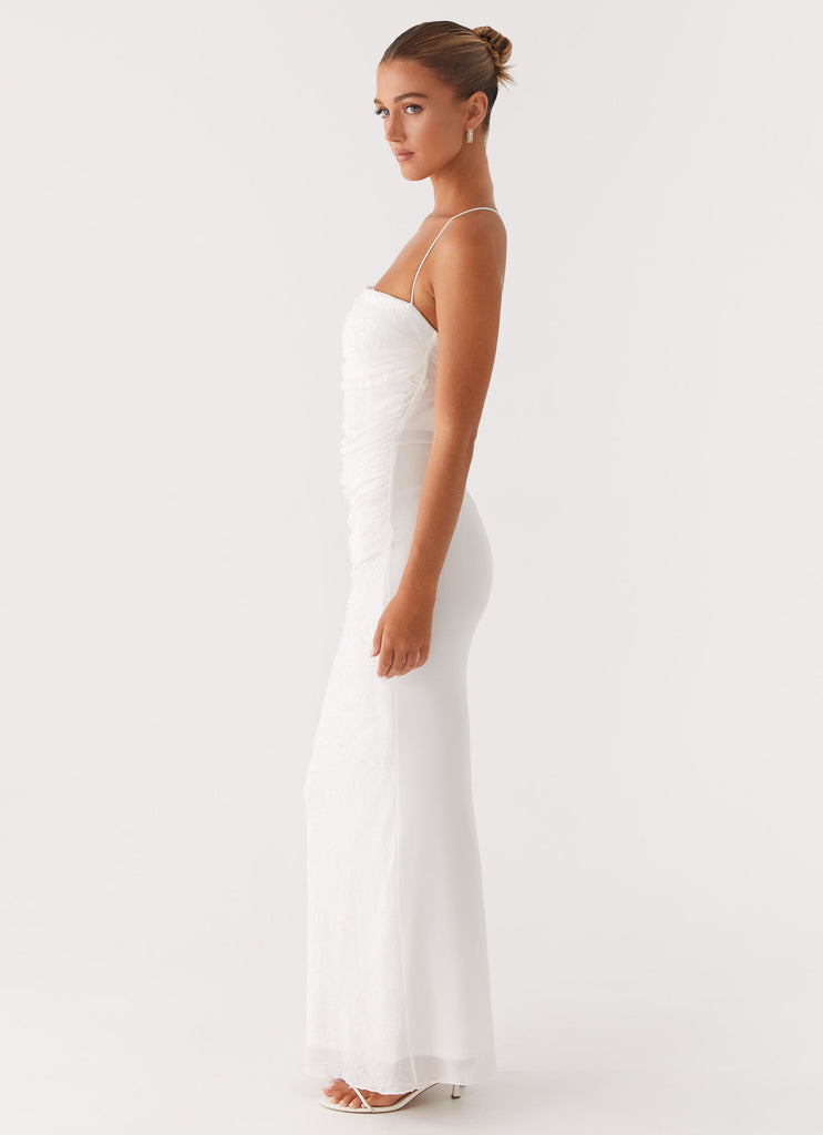 Collective Dress - Peppermayo Exclusive Paxton Beaded Maxi Dress - White image 4