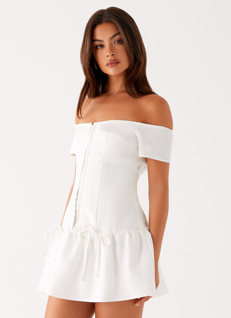 Collective Swimwear - Peppermayo Exclusive Penny Mini Dress - White sixth image