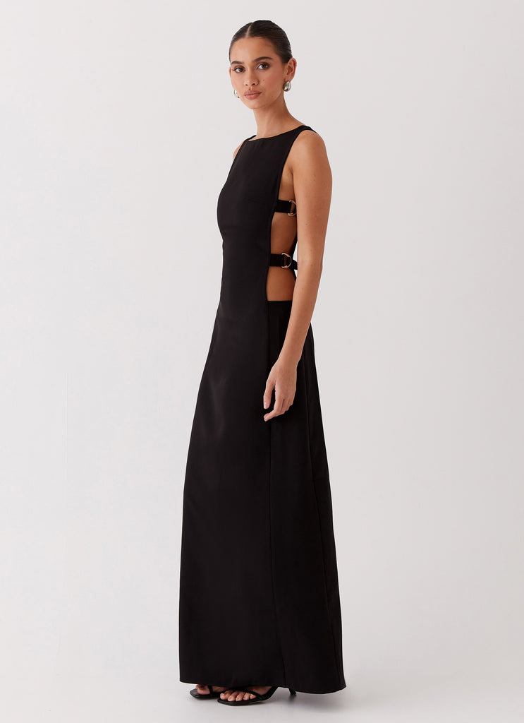 Collective Dress - Peppermayo Exclusive Cherish You Buckle Maxi Dress - Shadow image 4