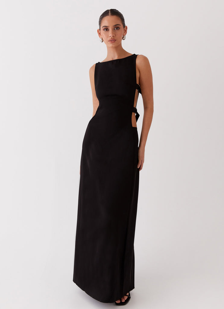 Collective Dress - Peppermayo Exclusive Cherish You Buckle Maxi Dress - Shadow image 6