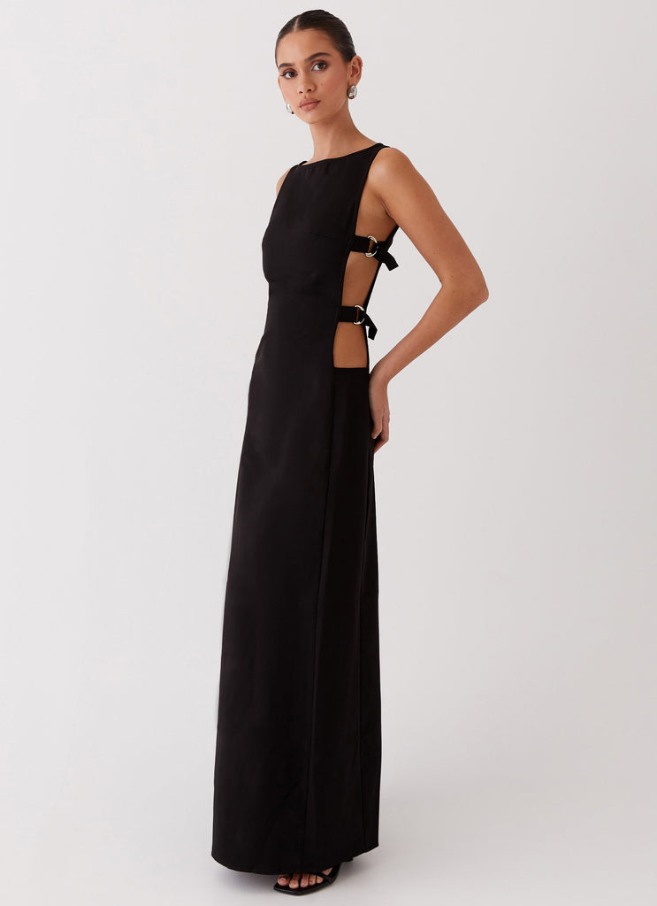 Collective Dress - Peppermayo Exclusive Cherish You Buckle Maxi Dress - Shadow image 1