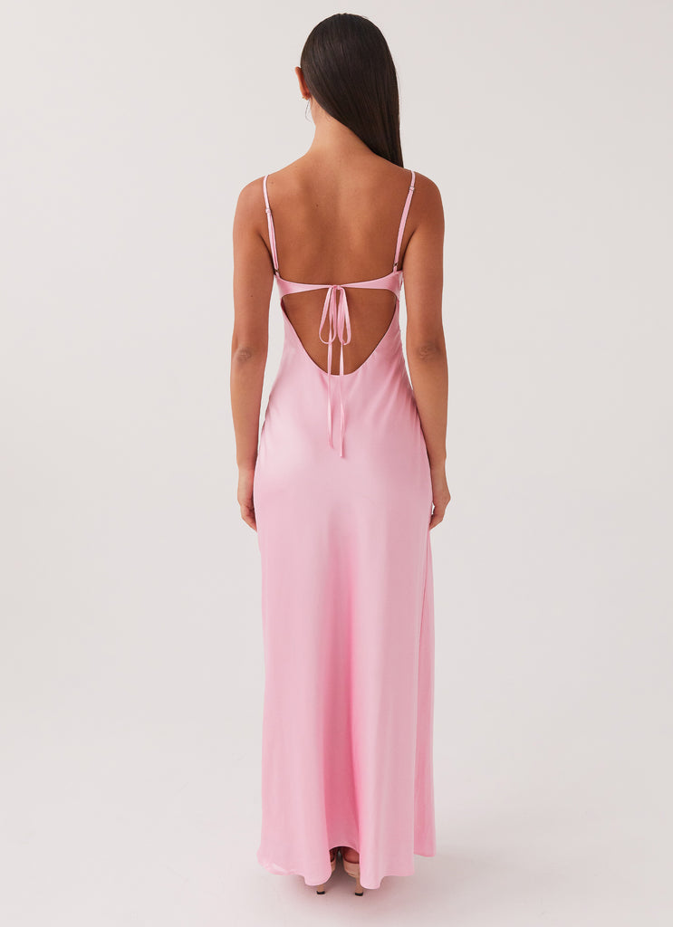 Pretty In Pink Maxi Dress - Rose Quartz