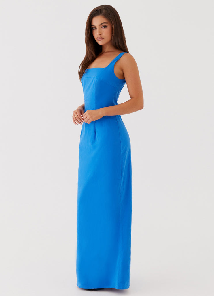 Collective Dress - Peppermayo Exclusive Sonya Square Neck Maxi Dress - Cobalt image 4