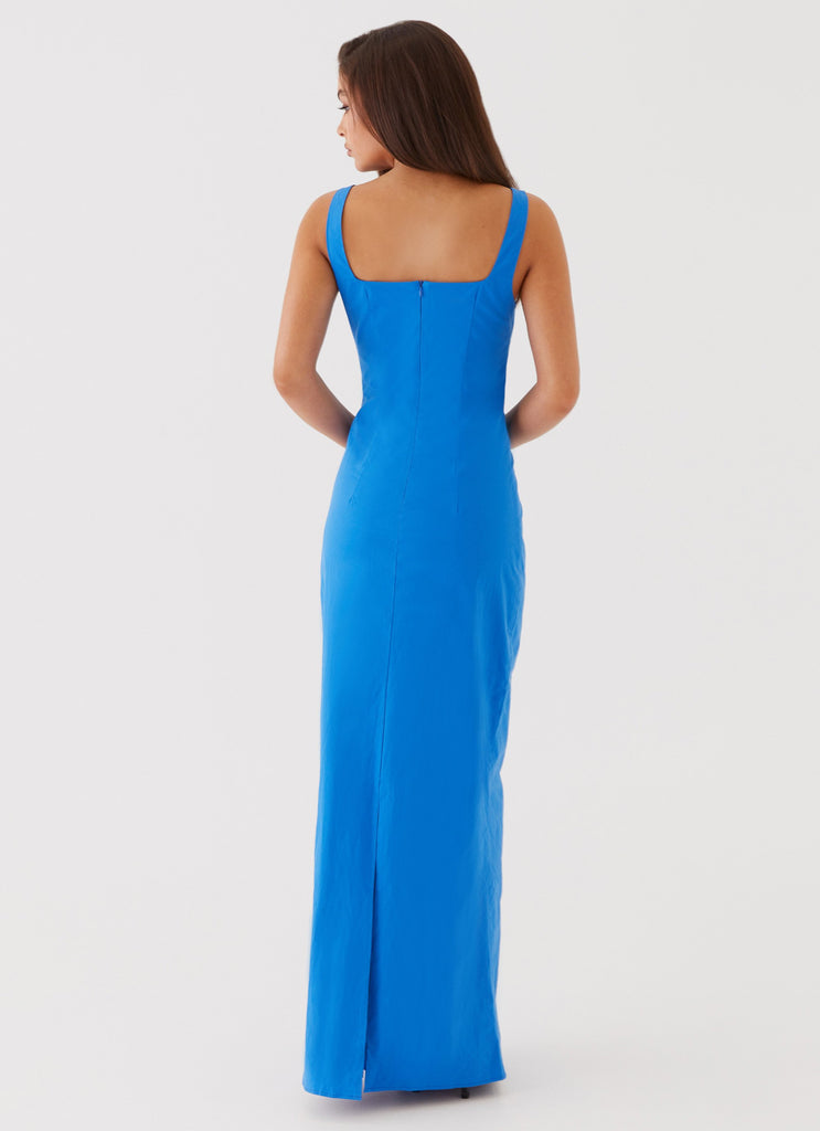 Collective Dress - Peppermayo Exclusive Sonya Square Neck Maxi Dress - Cobalt image 5