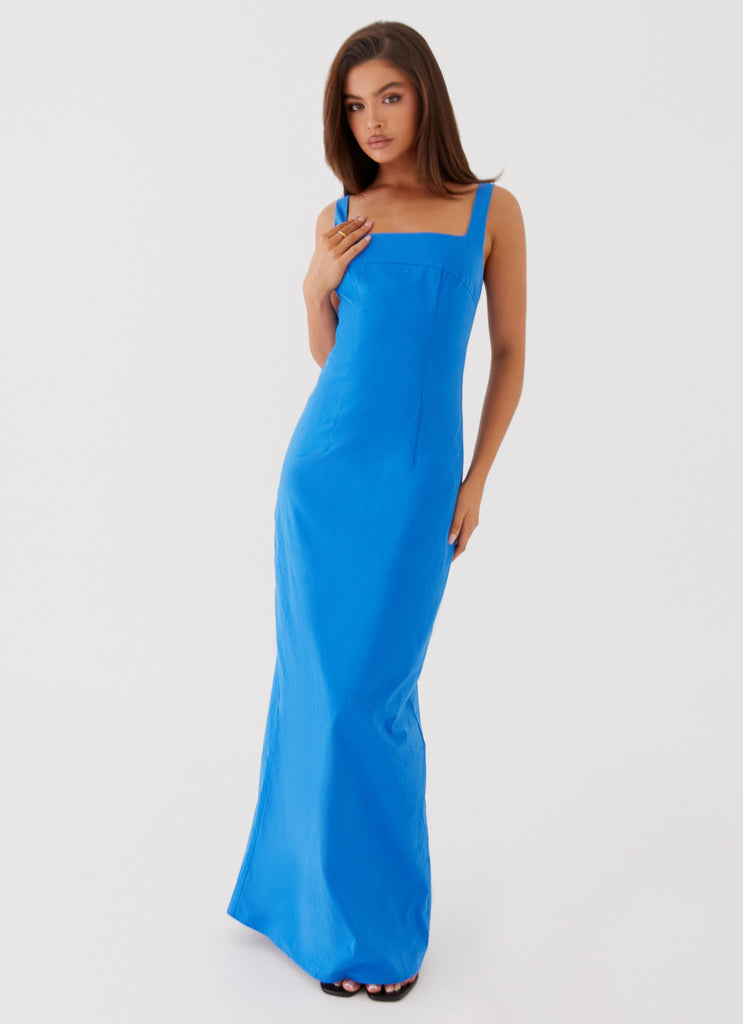 Collective Dress - Peppermayo Exclusive Sonya Square Neck Maxi Dress - Cobalt image 1